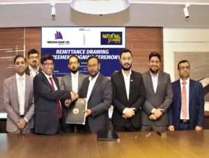 National Exchange Company SRL and Meghna Bank Limited Sign Bilateral Remittance Drawing Agreement